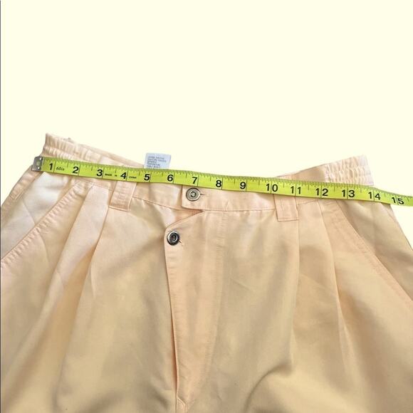 IXSPA peach high rise gold shorts size 10 - Picture 10 of 12